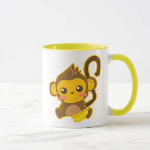 Niedlicher kleiner Affe Tasse