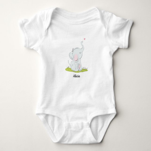 Niedlicher kleiner Baby Top T - Shirt (Vorderseite)