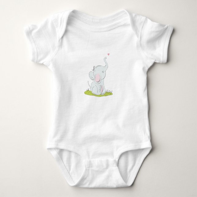 Niedlicher kleiner Baby Top T - Shirt (Vorderseite)