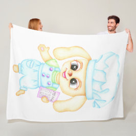 Niedlicher kleiner Bäcker Fleecedecke