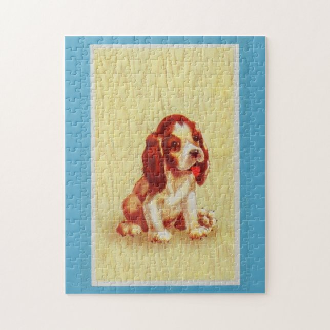 niedlicher kleiner Beagle Puzzle (Vertikal)