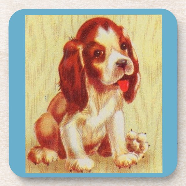 niedlicher kleiner Beagle Untersetzer (Vorderseite)