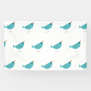 Niedlicher kleiner Blauvogel Banner