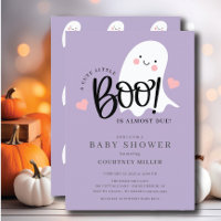 Niedlicher kleiner Boo ist fast passend Babydusche
