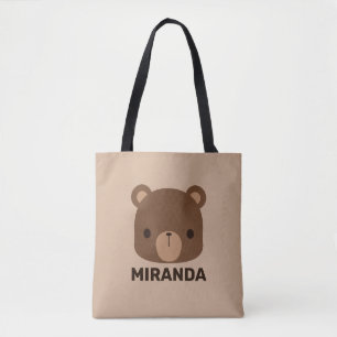 Niedlicher kleiner brauner Bär mit Personalisiert