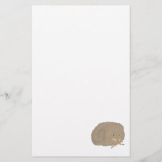 niedlicher kleiner brauner Igel Briefpapier
