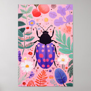Niedlicher kleiner Bug Poster