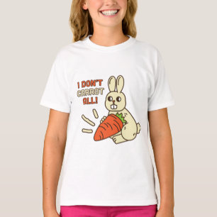Niedlicher kleiner Bunny hält seine Karotte T-Shirt