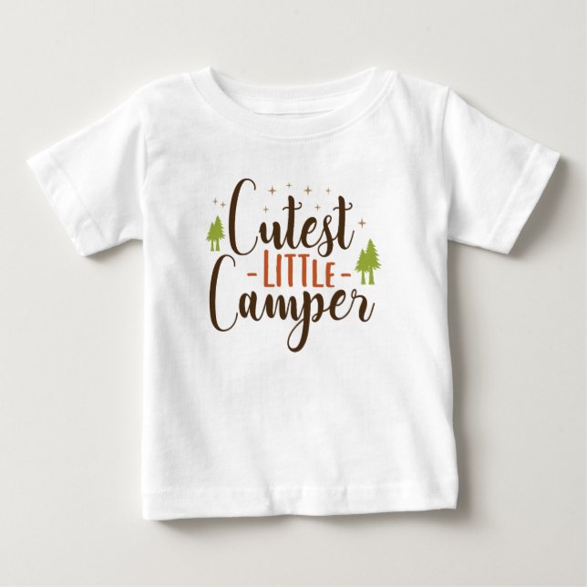 Niedlicher kleiner Camper Baby T-shirt (Vorderseite)