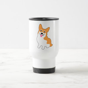 Niedlicher kleiner Corgi Reisebecher