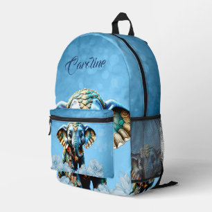 Niedlicher kleiner Elefant mit Fee Bedruckter Rucksack