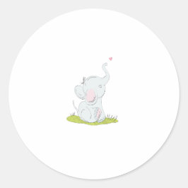 Niedlicher Kleiner Elephant Sticker