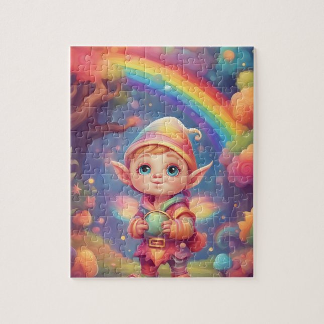 Niedlicher kleiner Elf Puzzle (Vertikal)