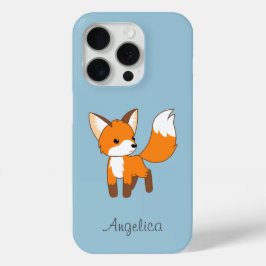 Niedlicher kleiner Fox auf blau Case-Mate iPhone Hülle
