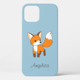 Niedlicher kleiner Fox auf blau Case-Mate iPhone Hülle