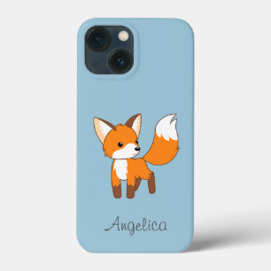 Niedlicher kleiner Fox auf blau Case-Mate iPhone Hülle