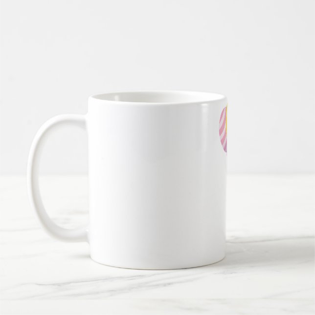 Niedlicher kleiner Fuchs mit Balloons Kaffeetasse (Links)