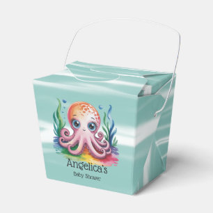 Niedlicher kleiner Kraken unter dem Meer Geschenkschachtel