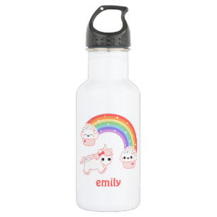 Niedlicher kleiner KuchenUnicorn Trinkflasche