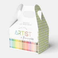 Niedlicher kleiner Künstler Crayon Regenbogen jede