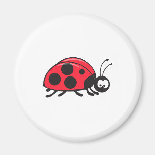 niedlicher kleiner Ladybug Magnet