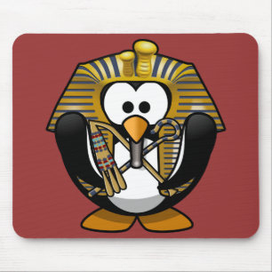 Niedlicher kleiner lebhafter Pharao Penguin Mousepad