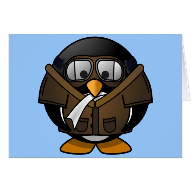Niedlicher kleiner lebhafter Versuchspenguin (Vorderseite (Horizontal))
