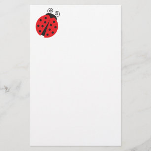 Niedlicher kleiner Marienkäfer Briefpapier