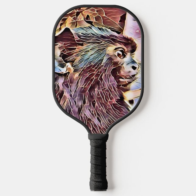 NIEDLICHER KLEINER MONKEY PICKLEBALL SCHLÄGER (Vorderseite)