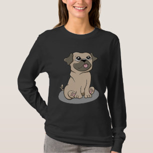 Niedlicher kleiner Mops Klassischer T - Shirt 221