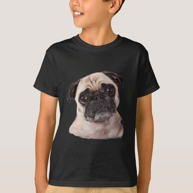 niedlicher kleiner Mopshund T-Shirt (Vorderseite)