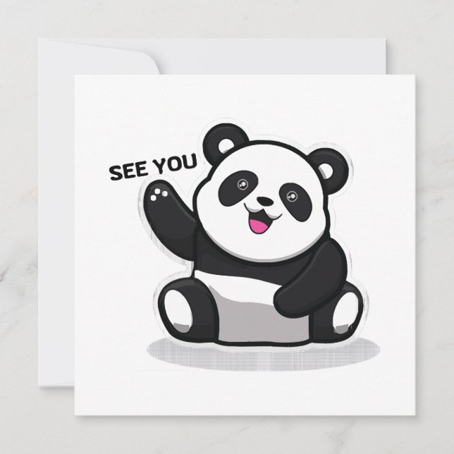 niedlicher kleiner Panda (Vorderseite)