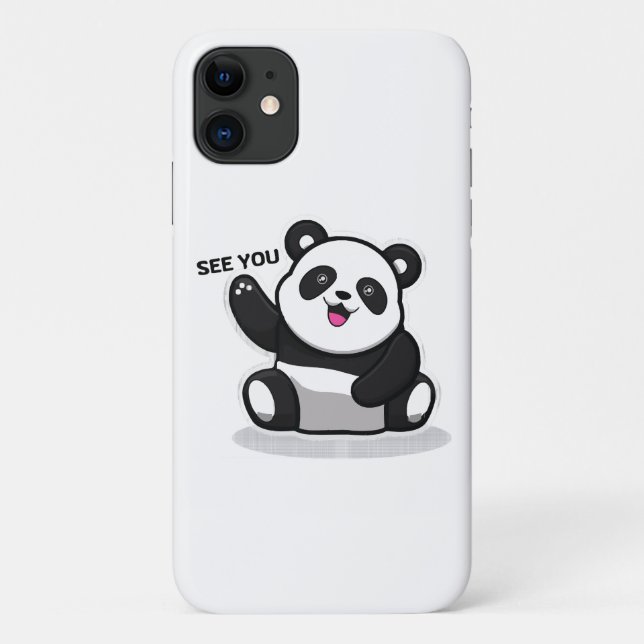 niedlicher kleiner Panda Case-Mate iPhone Hülle (Rückseite)