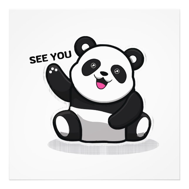 niedlicher kleiner Panda Fotodruck (Vorne)