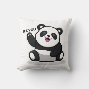 niedlicher kleiner Panda Kissen