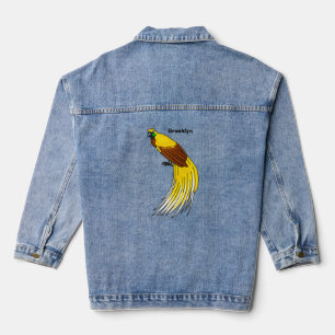 Niedlicher kleiner Paradiesvogel Jeansjacke