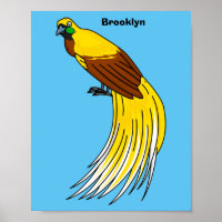 Niedlicher kleiner Paradiesvogel