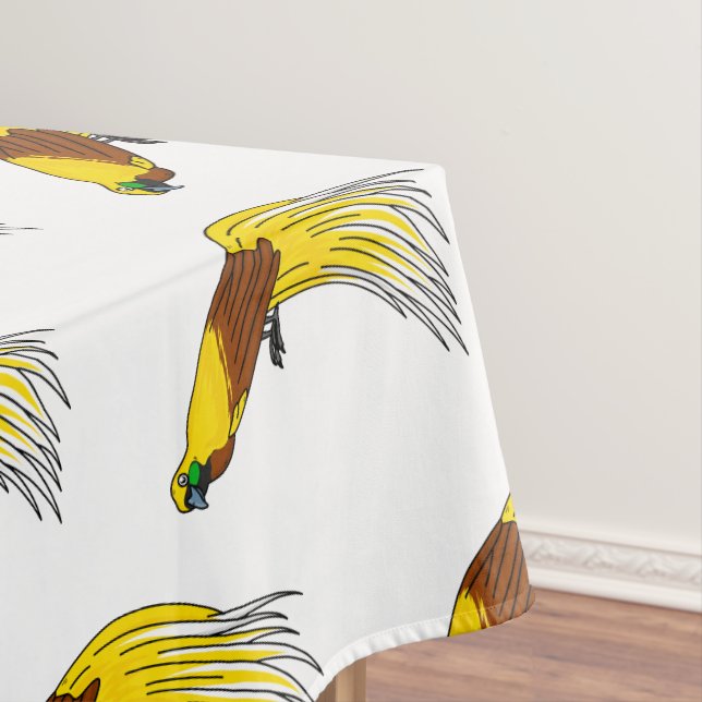 Niedlicher kleiner Paradiesvogel Tischdecke (Beispiel)