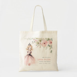 Niedlicher kleiner Rosa Prinzessin Rose Floral Geb Tragetasche