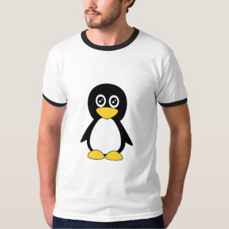 Niedlicher kleiner schwarzer Penguin T-Shirt