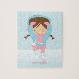 Niedlicher kleiner Skater Puzzle