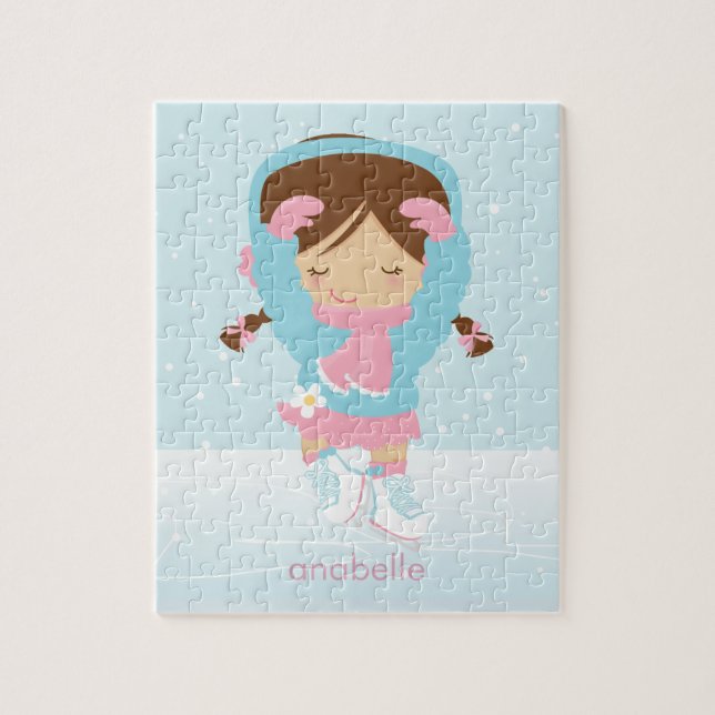 Niedlicher kleiner Skater Puzzle (Vertikal)