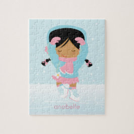 Niedlicher kleiner Skater Puzzle