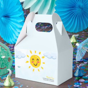 Niedlicher kleiner Sonnenschein-Babydusche Geschenkschachtel
