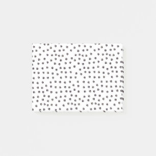 Niedlicher kleiner Tatzen-Druck-Entwurf Post-it Klebezettel