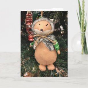 **NIEDLICHER KLEINER TYP SAGT NUR SCHNELLE CHRISTM FEIERTAGSKARTE