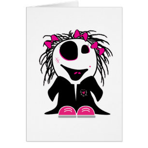 niedlicher kleiner Zombie-Girl