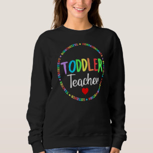 Niedlicher Kleinkindlehrer Kinderbetreuer Kinderbe Sweatshirt