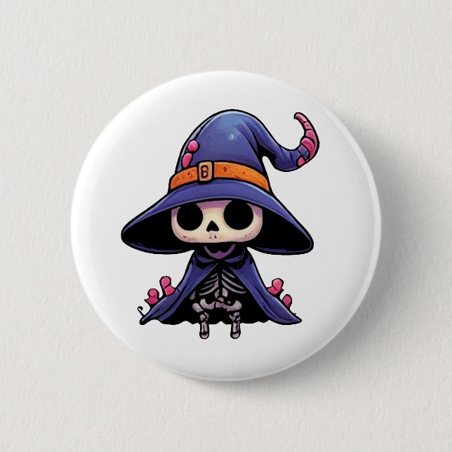 Niedlicher Knochenknopf - Gothic Kawaii Button für (Vorderseite)