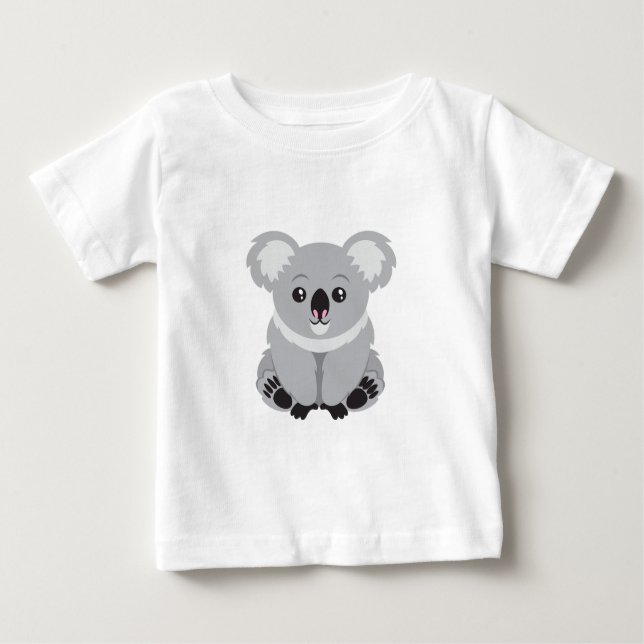 Niedlicher Koala-Bär Baby T-shirt (Vorderseite)